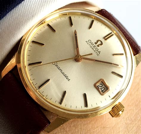 omega 18k solid gold watches.